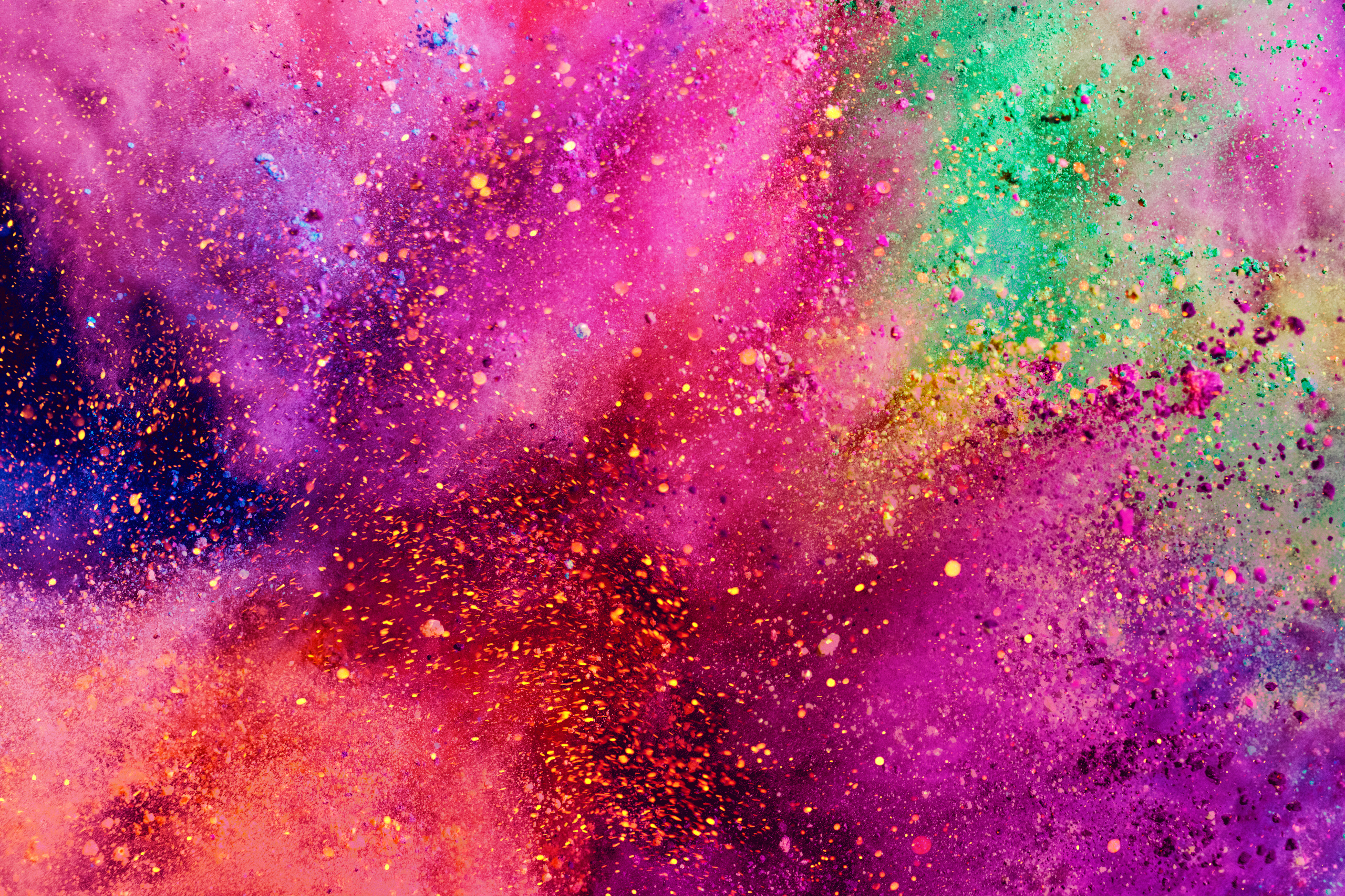 Happy Holi wallpaper, Colorful background for Holi. Color Fe